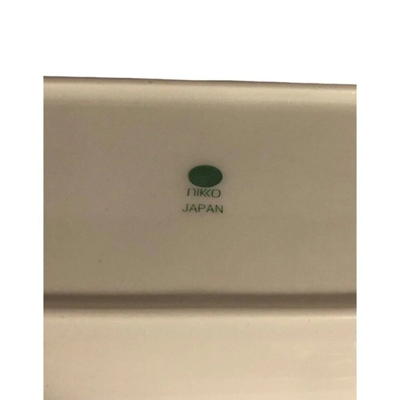 Vintage NIKKO "Christmastime" Christmas Tree Rectangle 9" Mint Serving Dish Tray - Picture 7 of 7